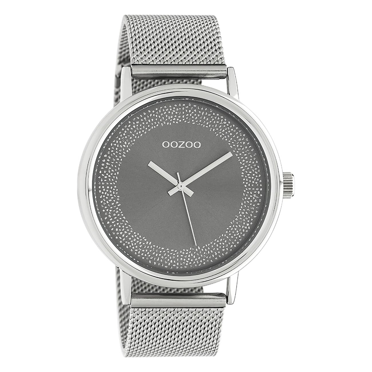 Oozoo Damen Armbanduhr Timepieces Analog Metall Silber UOC10625 Analoguhr