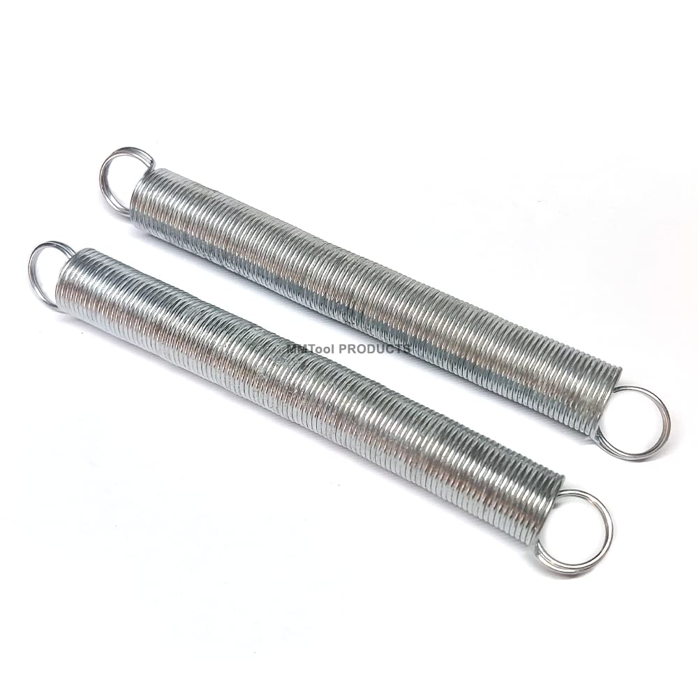 MMTool PRODUCTS Tension Spring Outer Dia 16mm, Wire 1.2mm, Full Length 145mm Extension Spring(PACK OF 2PCS)