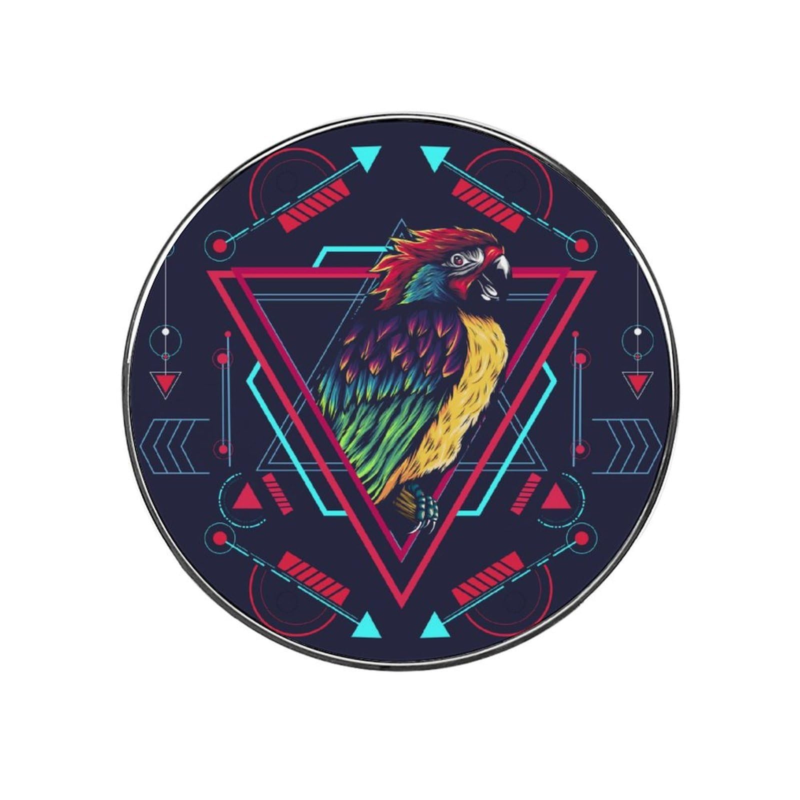 Parrot Alloy Fridge Magnet For Office Cabinet Refrigerator Whiteboard Photo