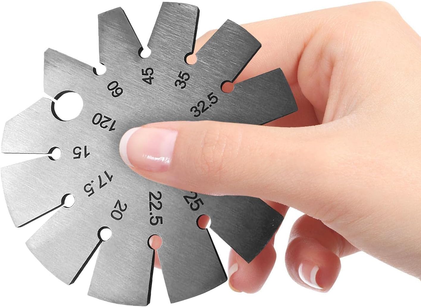 Measuring Angle Tool, Stainless Steel Protractor, 15120 Degree Angle