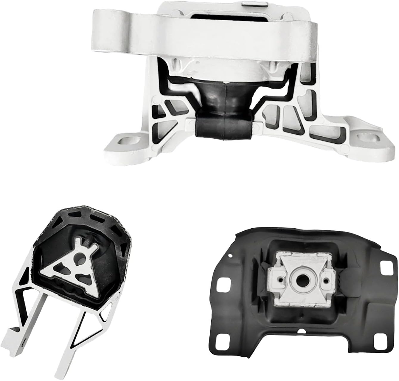 Set of 3 Complete Engine & Transmission Mounts for Escape 2013-2019 1.5L 1.6L - Replaces A5592, A5520, A5612 - Fixes Vibration & Shaking