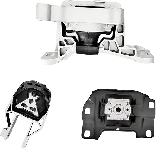 Miniatura 51 de Juego de 3 piezas de montaje de motor compatible con 2006 2007 2008 2009 Fo-rd Fusion 2.3L/3.0L Mercury Milan A5473 A5381 A5474