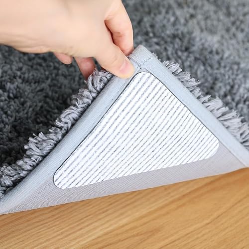 FuKuEn Anti-Slip Rug Grippers for Vinyl and Tile Floors