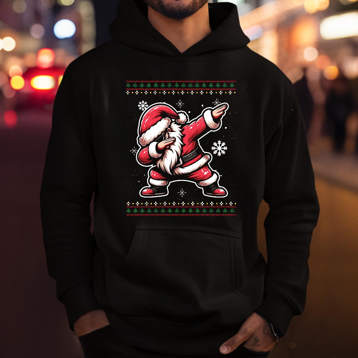 Dabbing Babbo Natale - Maglione natalizio