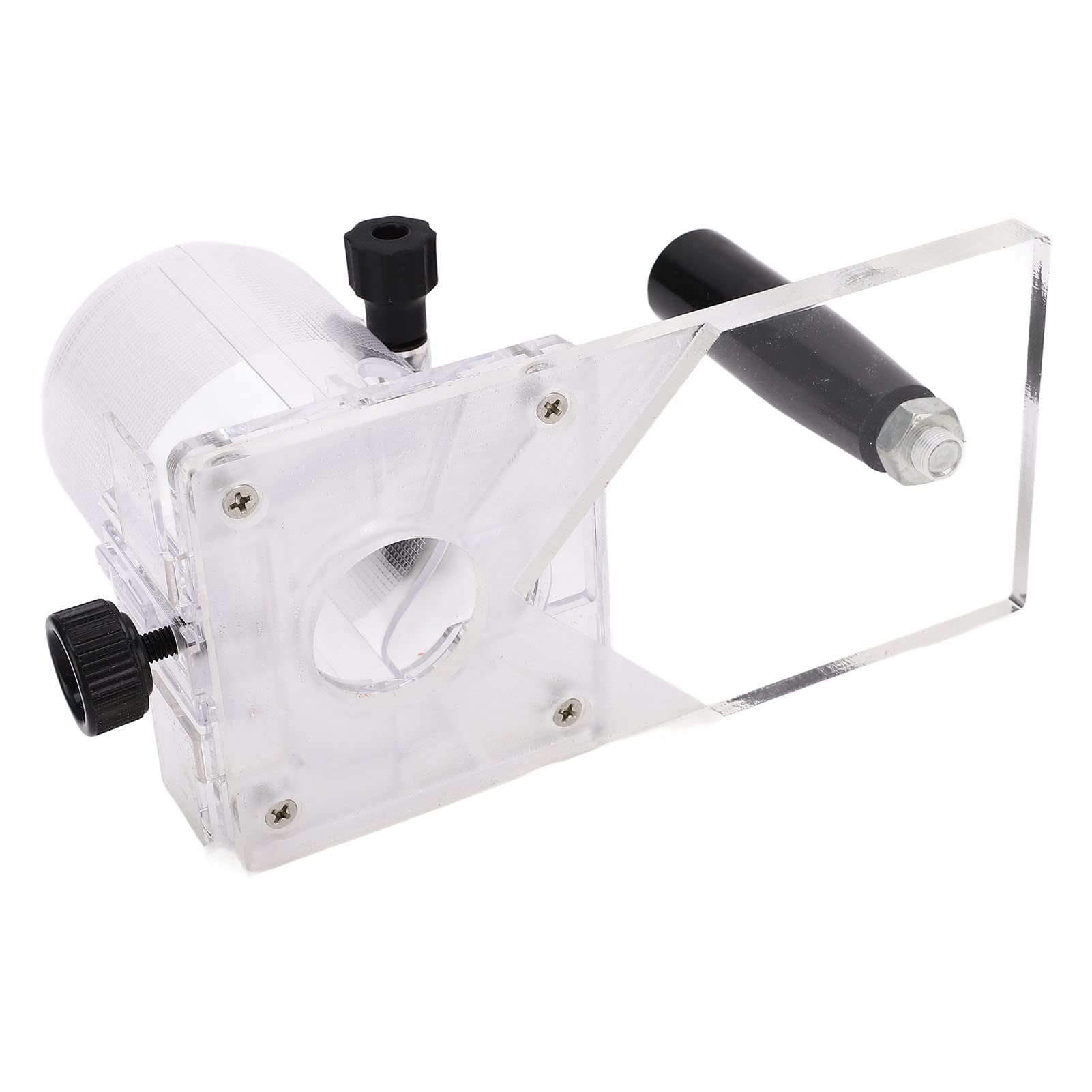 Escudo protector para herramientas eléctricas Base de recortadora de carpintería de plástico duradero transparente Accesorio de grado profesional para máquinas de corte y pr