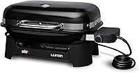Weber Lumin Compact Electric Grill, Black - 600°F Sear, Smoke, Steam for Patios, Balconies & Small Spaces