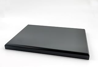 MDF Wooden Display Base Plaque, 12" x 8", Bevel Edge, Art Display Stand, Sculpture Stand, Jewelry Display Stand