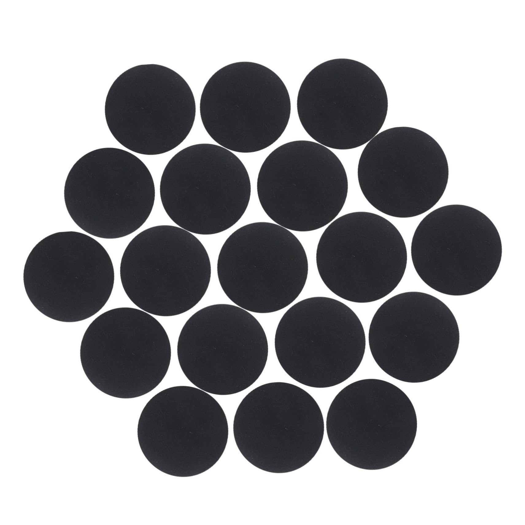Operitacx 2000 Pièces Patch De Points Ondulés Matériaux De Bricolage Faits à La Main Fournitures De Bricolage Fournitures De Coiffure Matériel De Feutre Black