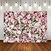 Art Studio 9x6FT Flower Photo Background Pink Rose Photography Backdrop for Pictures Newborn Bridal Shower Birthday Party Banner Decor Supplies Vinyl Photo Studio Props