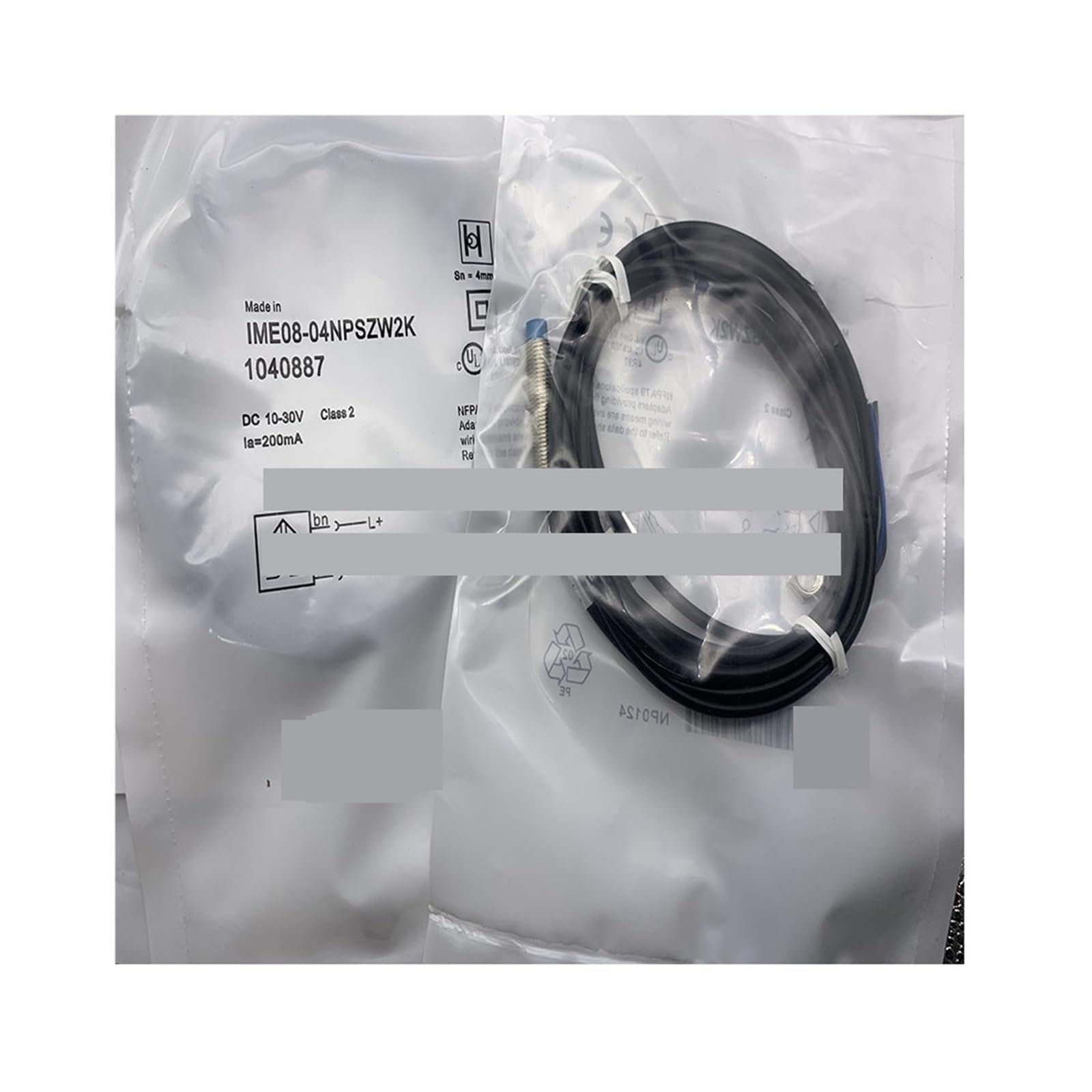 Détecteur de proximité IM12-02BDS-ZW1 capteur inductif cylindrique pour automatisme