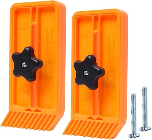 Miniatura 10 de POWERTEC Palillo de Empuje de Lujo se Ajusta a Sierras de Mesa, Mesas de Router, Sierras de Banda y Cepilladoras. Mangos Ergonómicos Herramienta