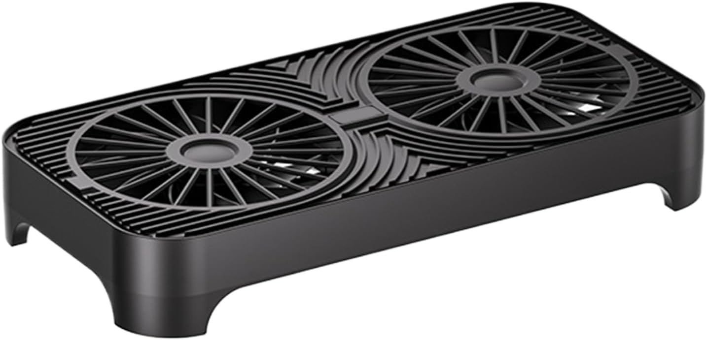 WiFi Router Cooler | Sleep Friendly Shock Absorbing Wireless Cooling Base Silent Heat Dissipation Stand Router Cooler Fan Noise Reduced Stable Signal Performance Smart Ventilation Design | For Busines