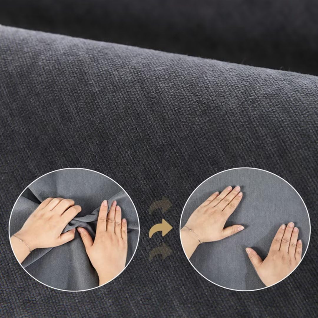 Antislip bankhoes Chenille bankhoes Zitkussen L-vorm / U-vorm