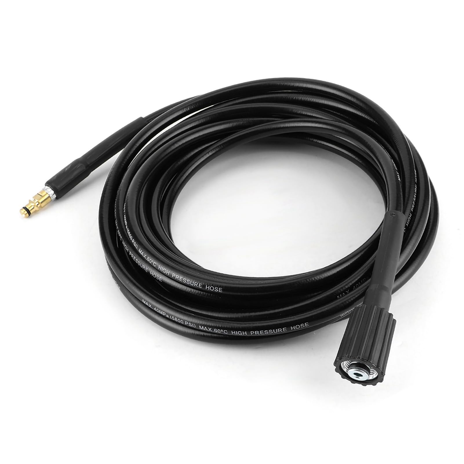 Tubo Flessibile per Lavatrice ad Alta Pressione 40MPa 5800PSI Tubo Flessibile per Lavatrice Automatica Tubo in Gomma per la Pulizia dell'Acqua Adatto per K2 Tubo Flessibile per (15m)