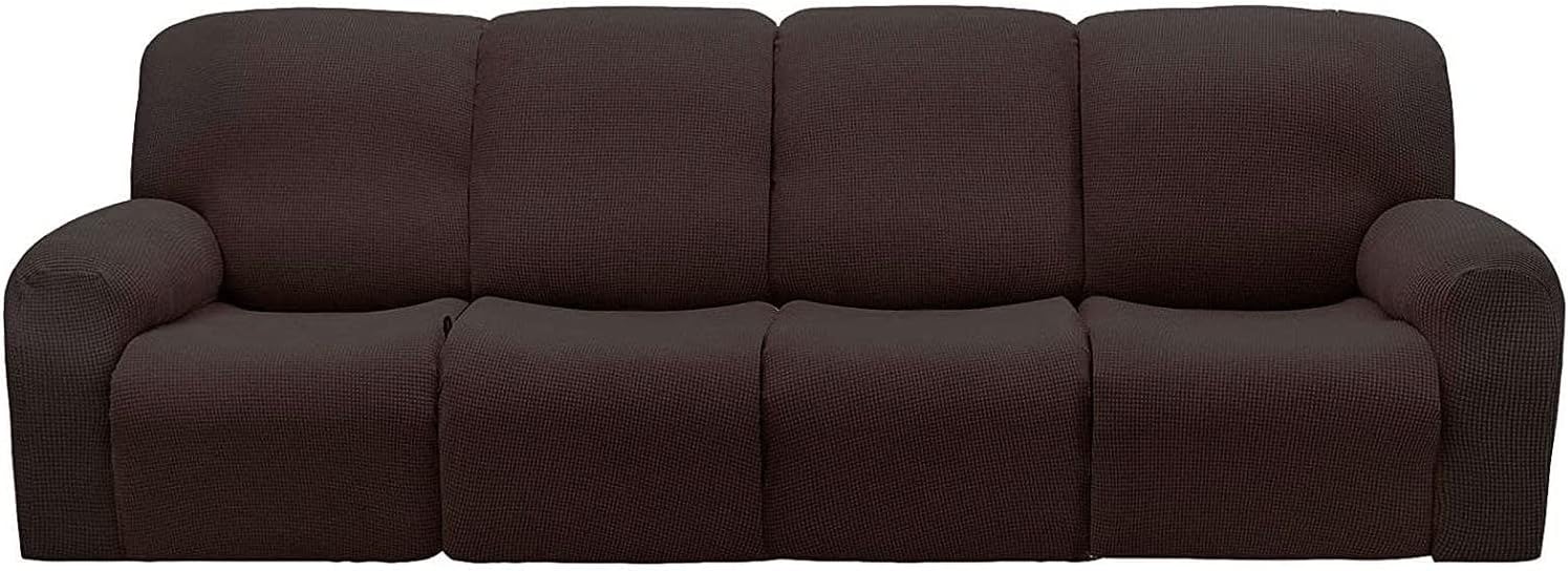 Konsilsa Loveseat Recliner Cover 1 2 3 4 Seat, Double Recliner Recliner Chair Covers for Reclining Chair Recliner Cover Anti-Slip Armchair Covers Recliner slipcovers Cushion Couch Recliner armchairs