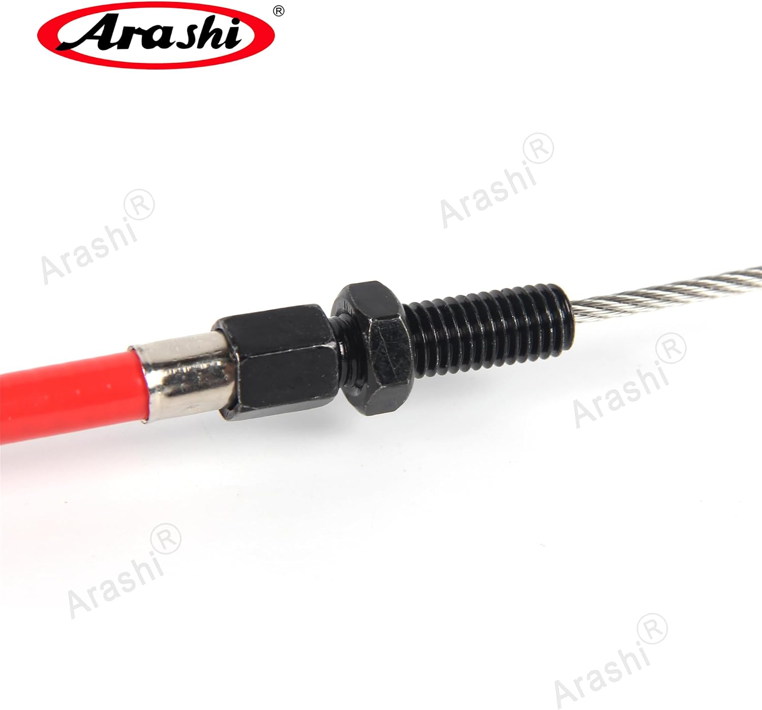 Arashi Clutch Cable for Suzuki GSXR 600 750 2011-2024 L1-L9, Stainless Wire Line and Rubber Motorcycle Replacement Accessories Parts Red