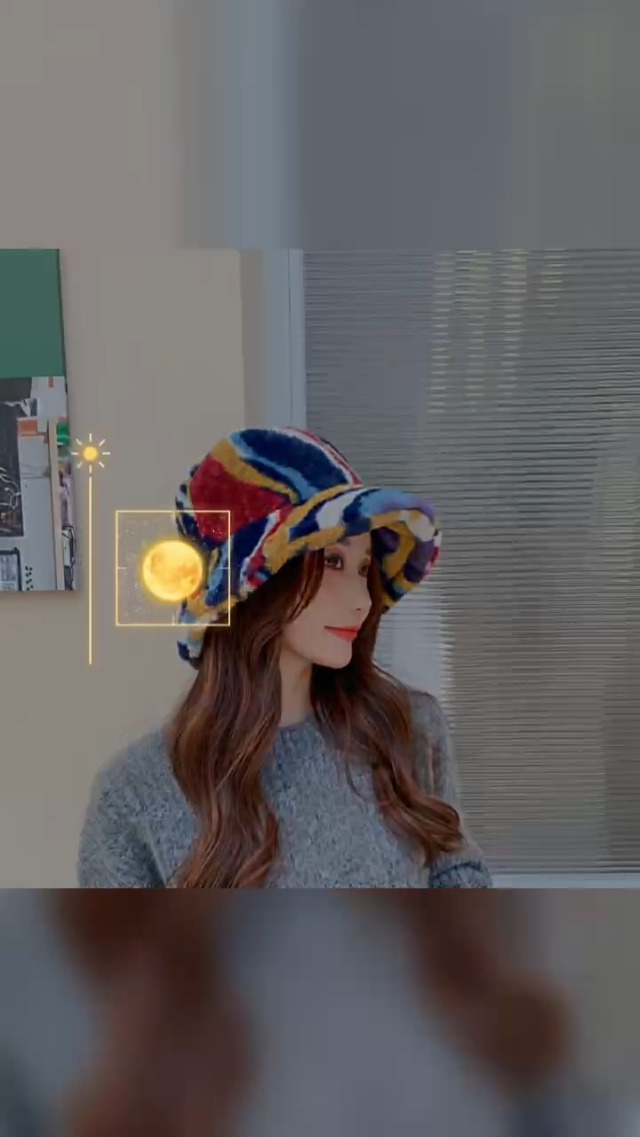 WETMT Furry Fur Bucket Hat for Women Colorful Alphabet  display picture 1