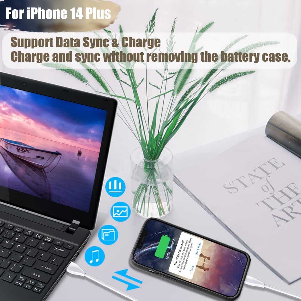BAHOND [Upgraded] Battery Case For IPhone SE 2020/8 / 7 / 6S / 6, 5500mAh Rechargeable Extended - View #9