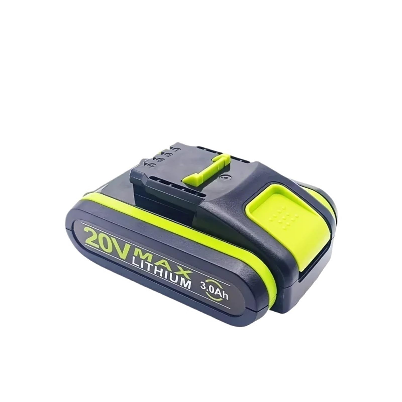 Batterie au Lithium 20V 12,8 ah, Compatible avec Worx Lpega WA3551 WA3551.1 WA3553 WA3641 WG629E WG546E WU268 WX678 WX550.2 WX550 Outils Worx(12.8Ah Battery-1)