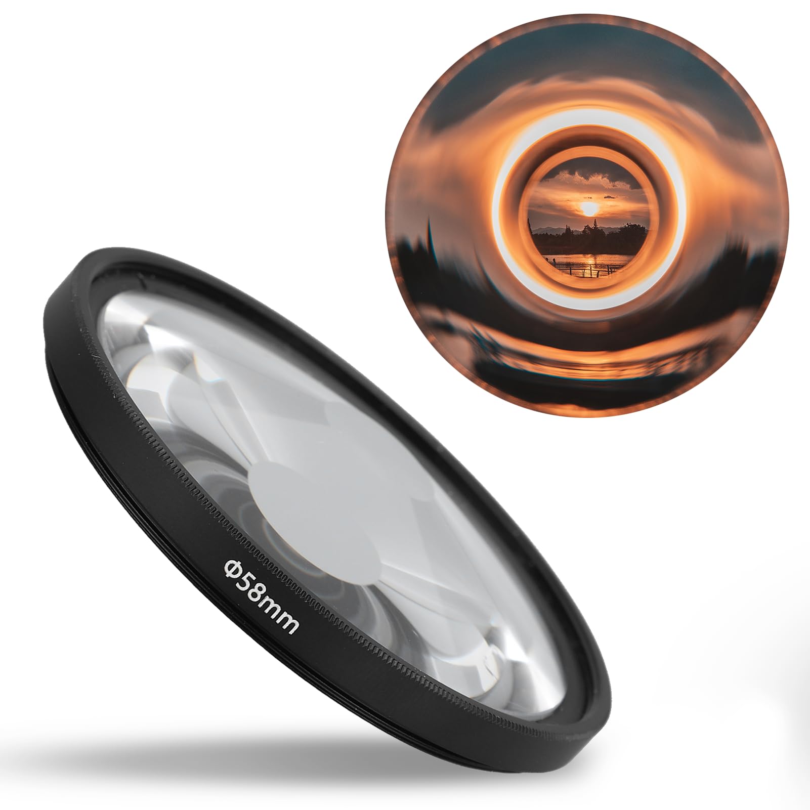 Amazon.com : 58mm Vortex Prism Camera Filter, Distortion Effect
