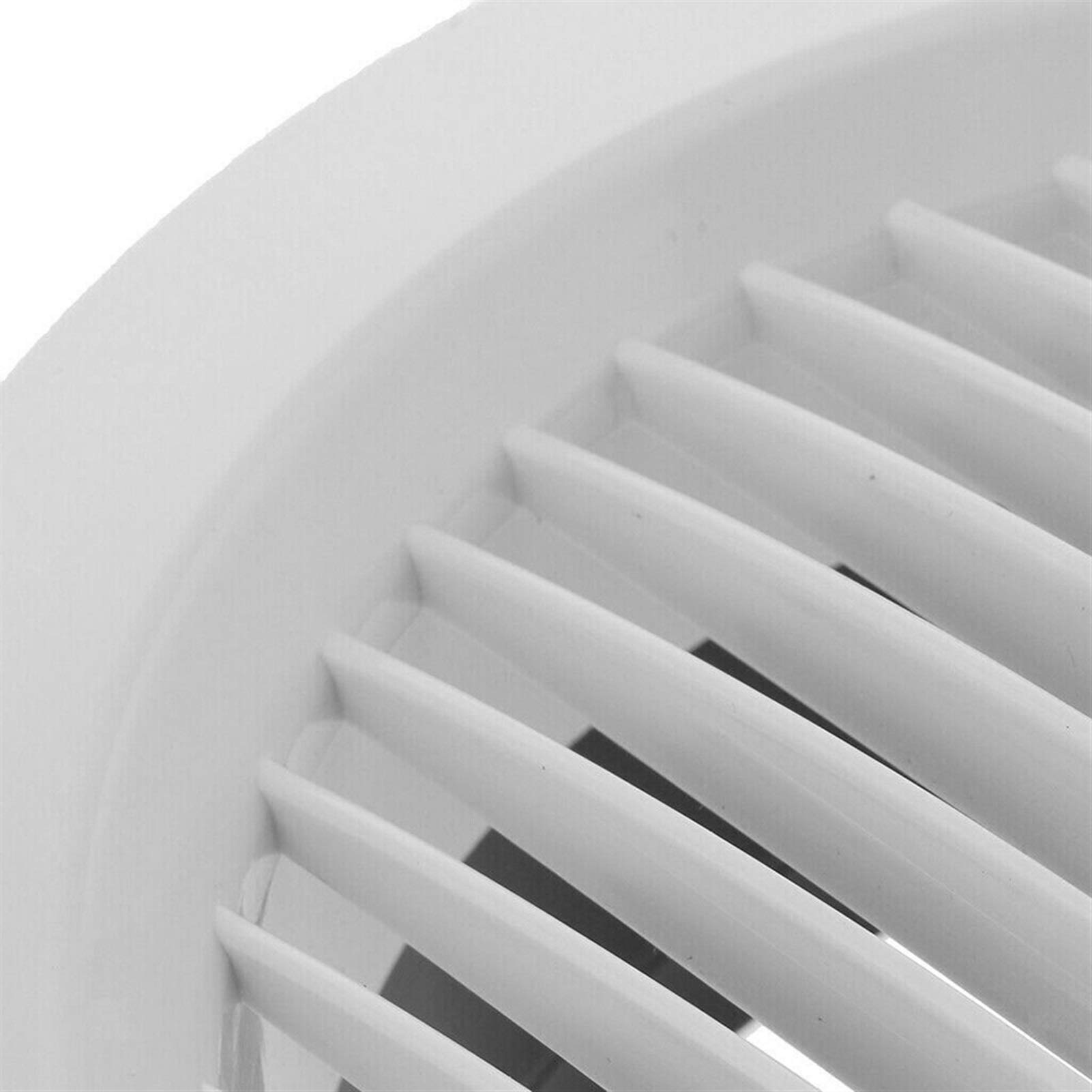 Griglia di ventilazione a parete a gravità in ABS | Grigio Chiaro 75, 100, 125, 150, 200 mm for Bagno Cucina Ufficio Ventilazione(Dia.100mm)