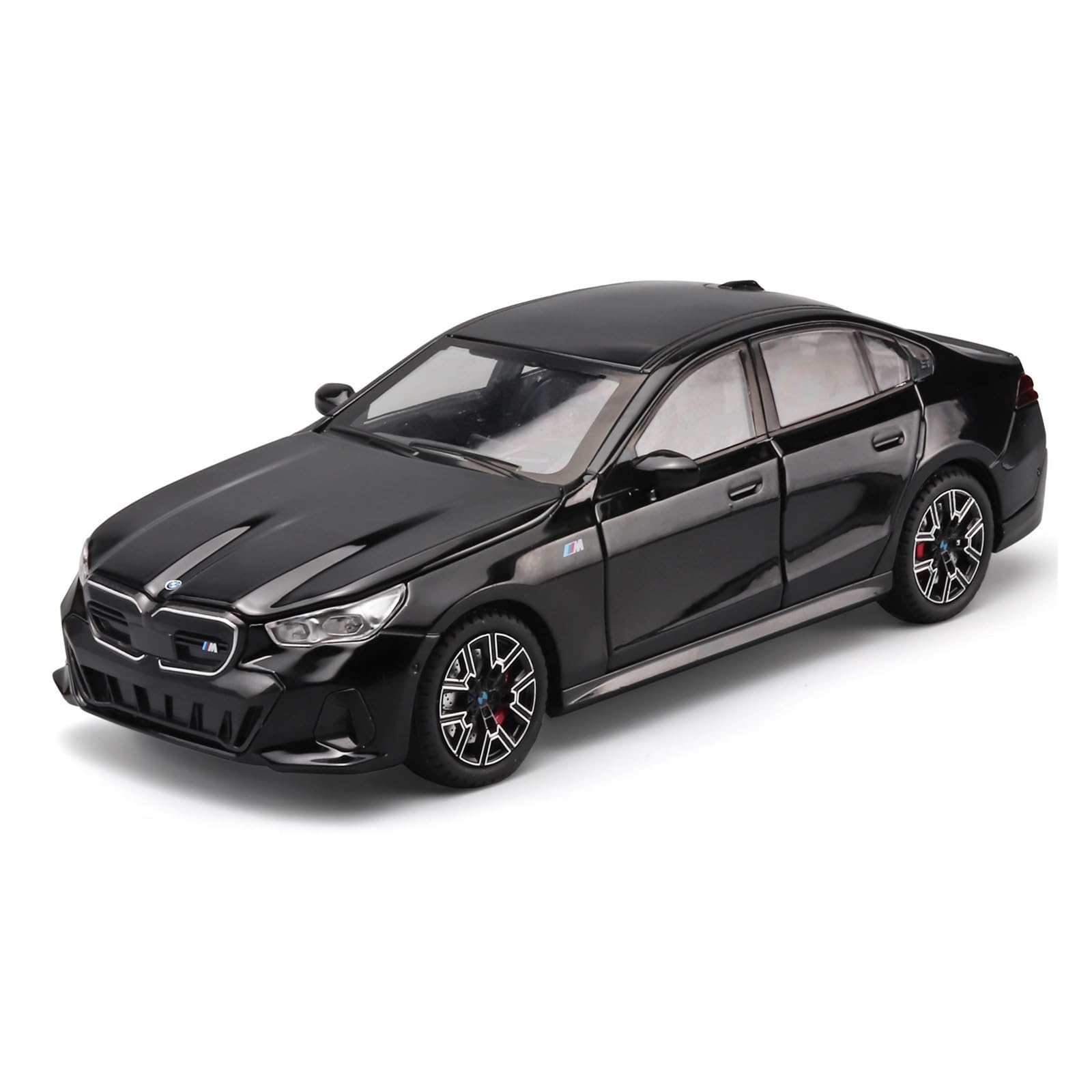 Metallo Scala Replica 1 24 Per BMW Nuova Serie 5 I5M60 Imitazione Reale Lega Modello Di Auto Mini Giocattoli Decorazione Desktop Hobby Veicoli Giochi Set(Blu)