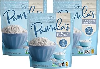 Pamela's Products Gluten Free Artisan Flour Blend, 4 Pound (Pack of 3)