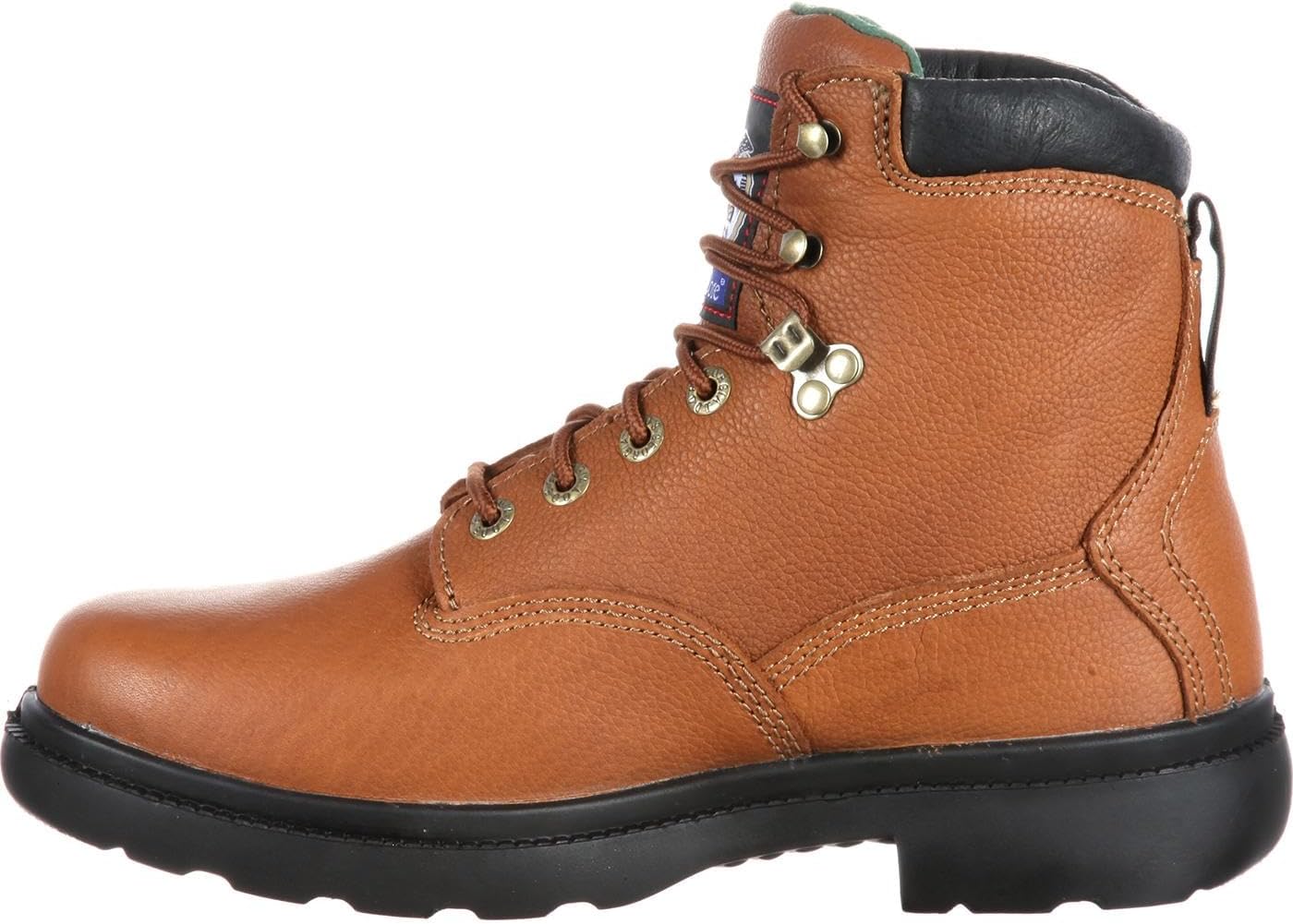 Georgia Boot Men's Flex Point 6" Work Boot,Brown,8.5 M