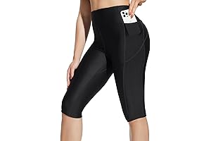 Women's High-Waisted Plus Size Swim Capris: The Perfect Swimwear for Ultimate Comfort and Coverage