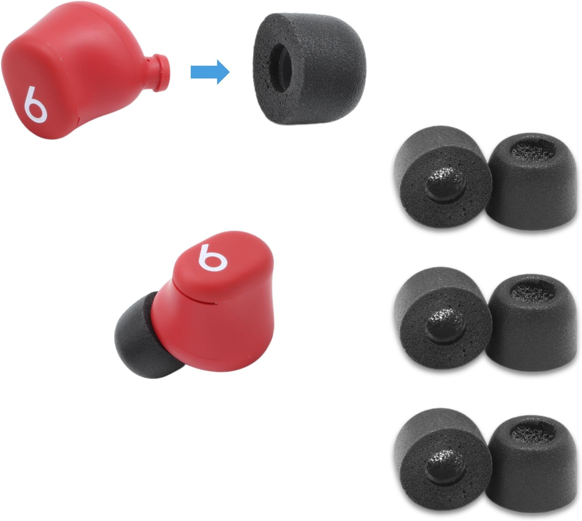 COMPLY TrueGrip Pro Earbud Tips | Premium Memory Foam Replacement Tips (Small)