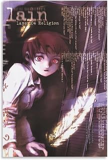 Anime Serial Experiments Lain Poster Canvas Gifts Wall Art Posters Print Modern Bedroom Decor 12x18inch(30x45cm)