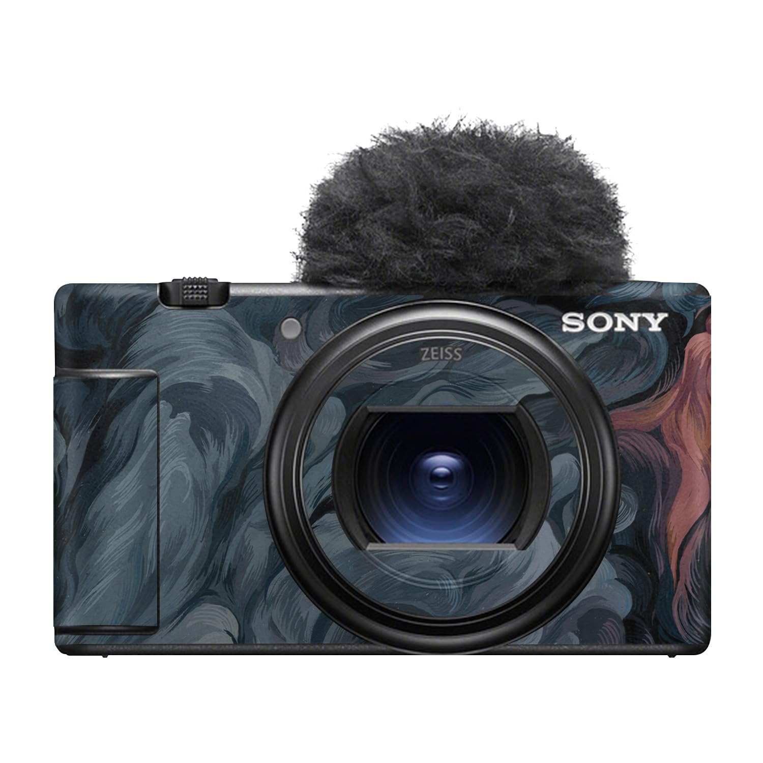 Camera Skin Compatible with Sony ZV-1 Mark II (2023) - Storm Cloud - Premium 3M Vinyl Protective Wrap Decal Cover - Easy to Apply | Crafted in the USA by MightySkins