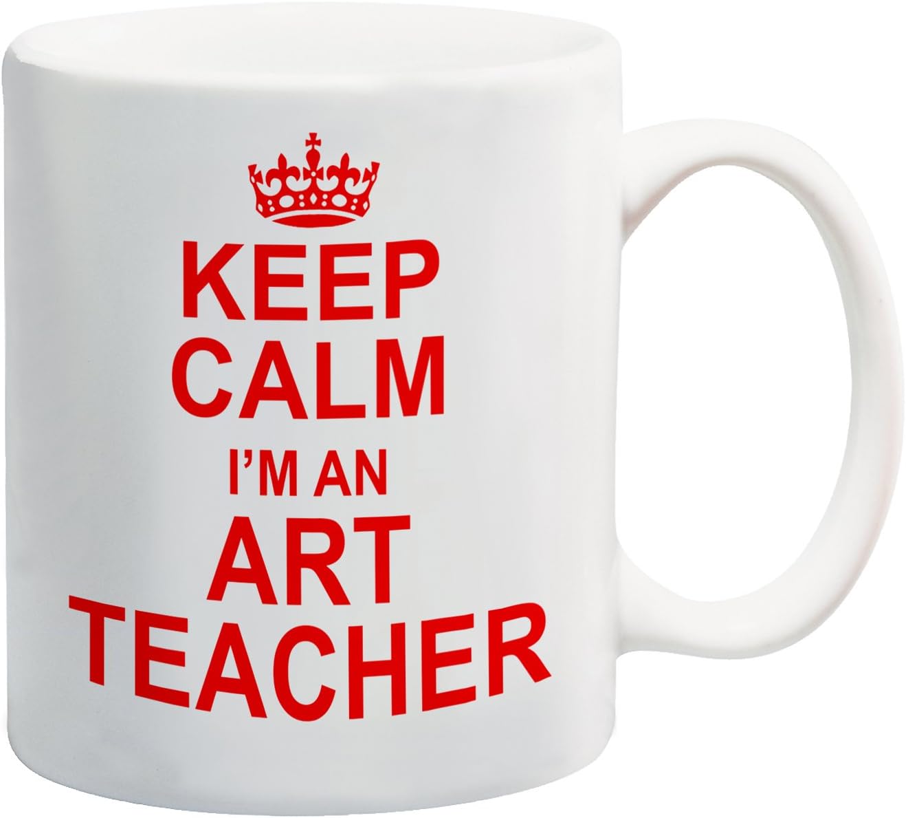 Keep Calm I'm an Art Teacher Red Mug Gift Present