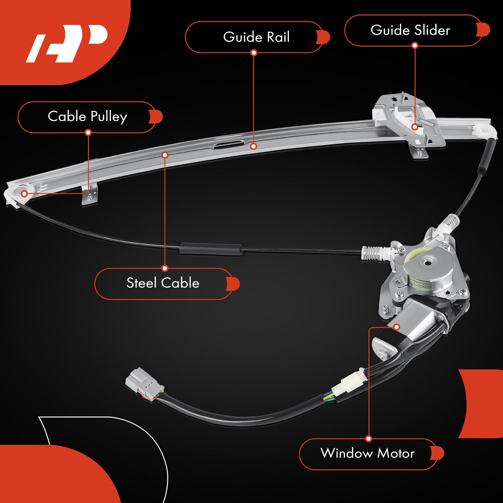 Amazon.com: A-Premium Front Driver (Left) Side Power Window