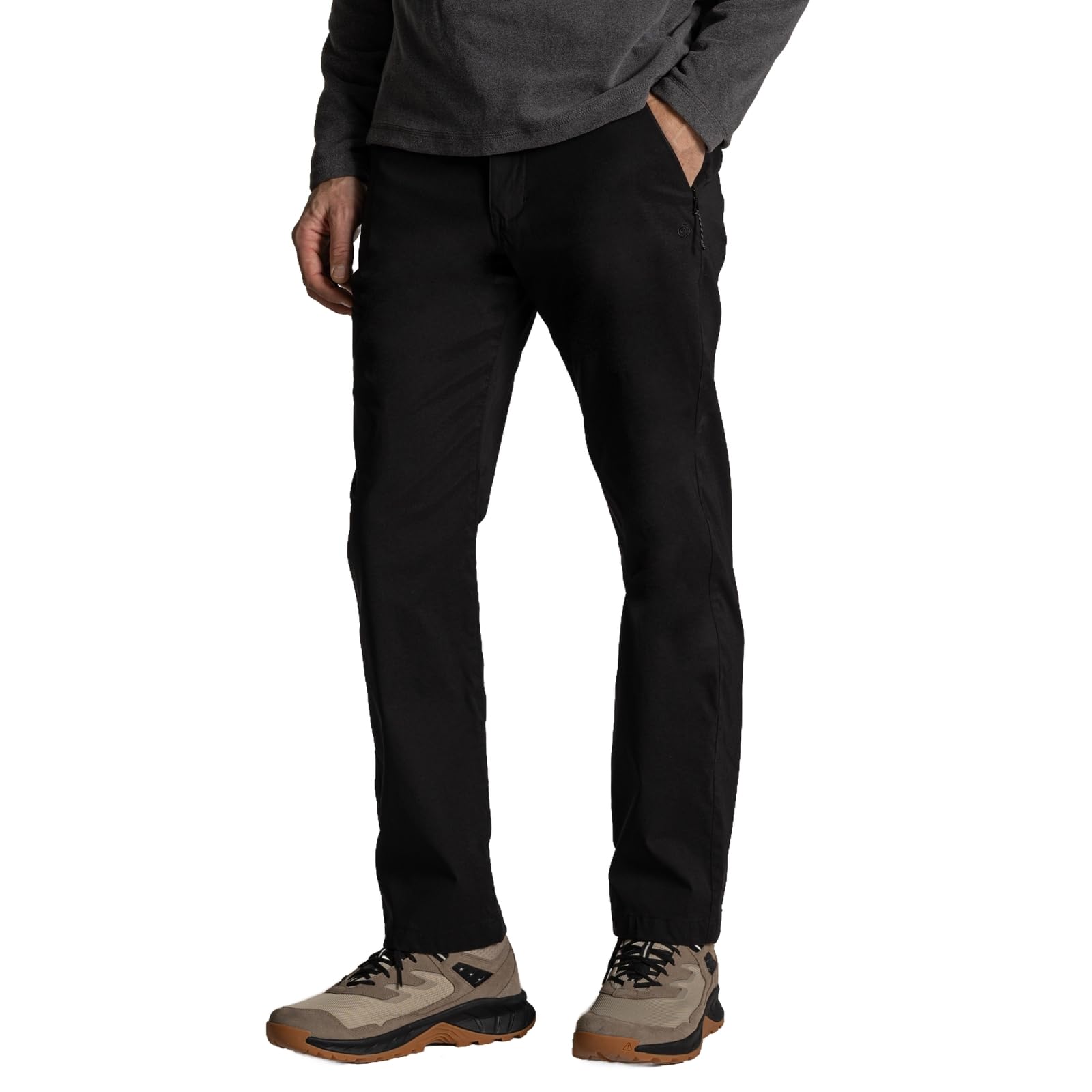 Craghoppers Mens Kiwi Pro Trousers, Black, Size 32L, Men