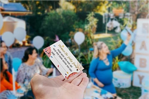 Miniatura 5 de How Big is Mommys Belly Game, Measure Mommy's Belly Sign (signo de 8 x 10 pulgadas), juegos temáticos de donas para baby shower, decoraciones de