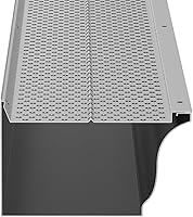 Vista 9 de VEVOR Gutter Guard, 5 inch Width, Aluminum Leaf Filter DIY Gutter Cover, 52 PCS 208 ft Total Length, 0.157'' Hole Diameter & 0.02'' Thick Raptor