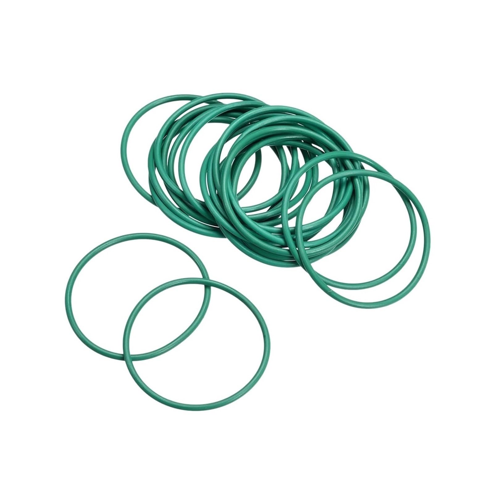 Hardware Fittings 20 Stück O-Ringe aus Fluorkautschuk, 31 mm Außendurchmesser, 28 mm Innendurchmesser, 1,5 mm Breite, grüne Dichtung for pneumatische Reparaturen usw. Dichtungsscheibe,Zuverlässiges M
