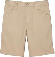 French Toast Girls Pull-On Shorts - Chino-Style Comfort for School Uniforms, Standard & Plus Sizes