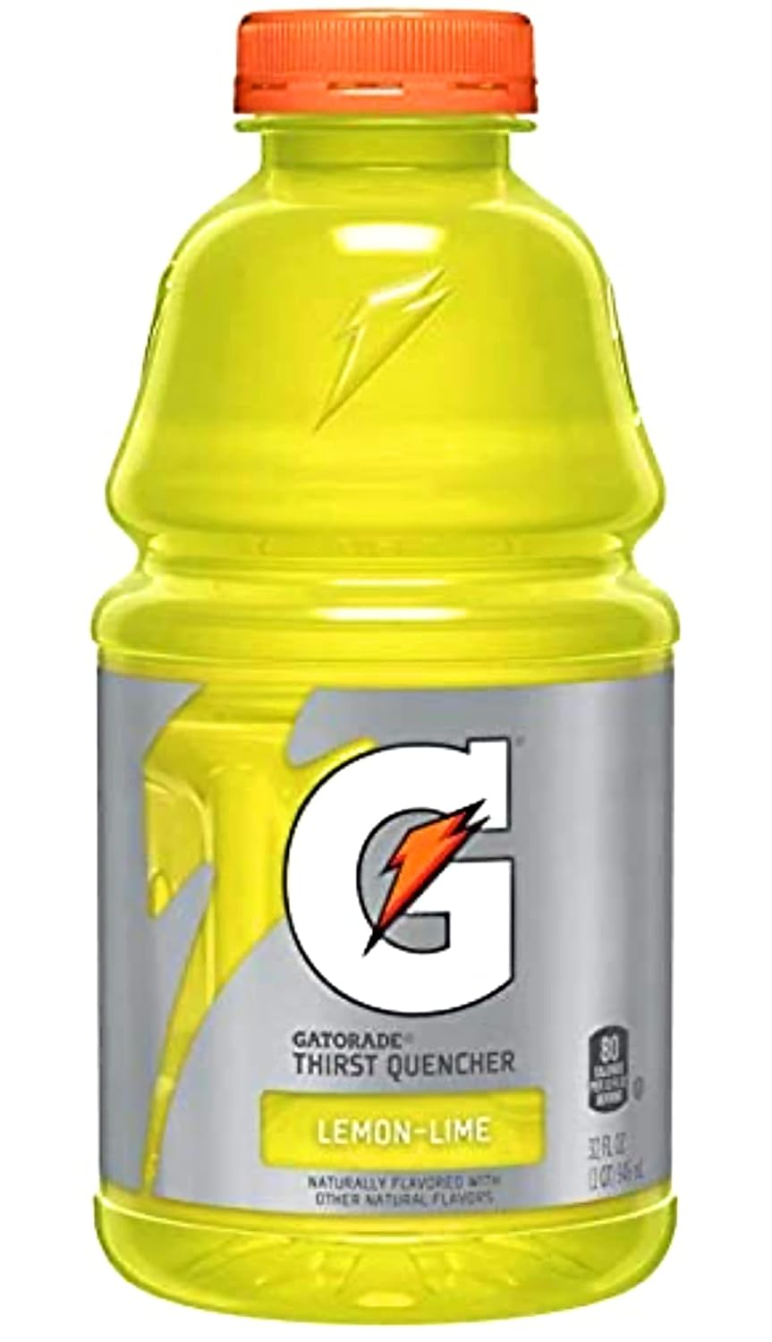 32 oz Gatorade Lemon Lime, Yellow, Thirst Quencher Sports