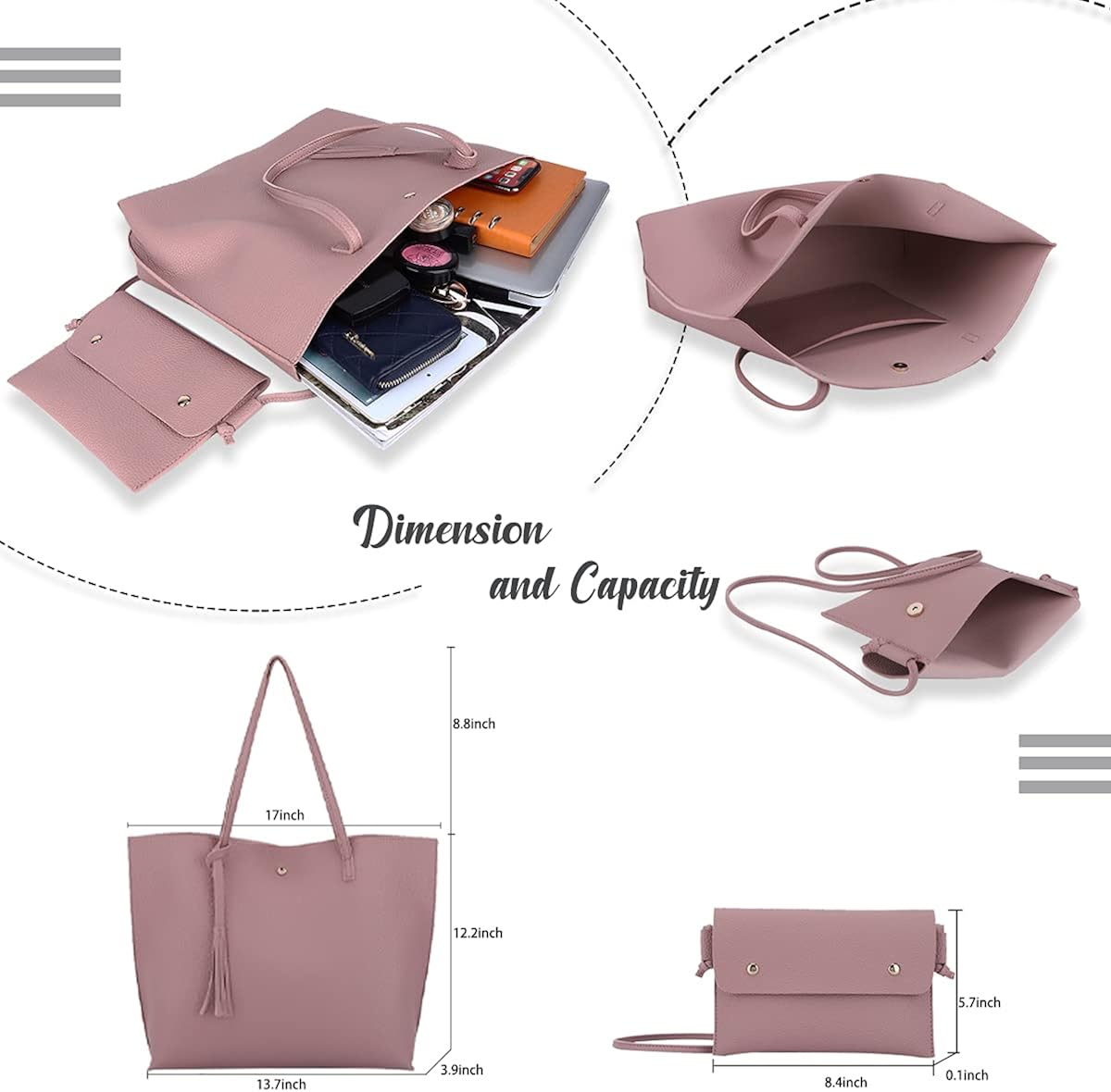 K EYRE Leather Shoulder Capacity Handbag Photo