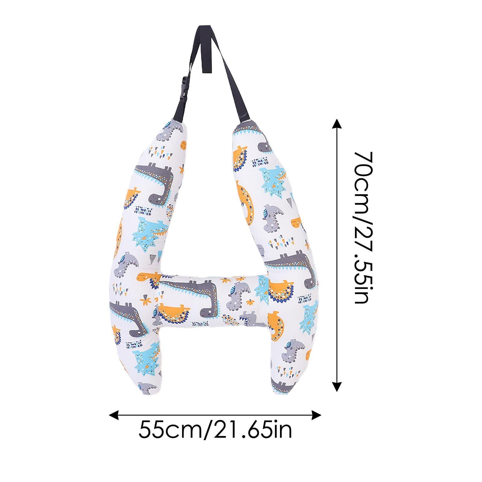 Wsparcie głowy samochodu dla dzieci, miękka poduszka podtrzymująca szyję | do fotelika samochodowego, akcesoria do spania we wnętrzu samochodu, na długie podróże, wycieczki samochodowe