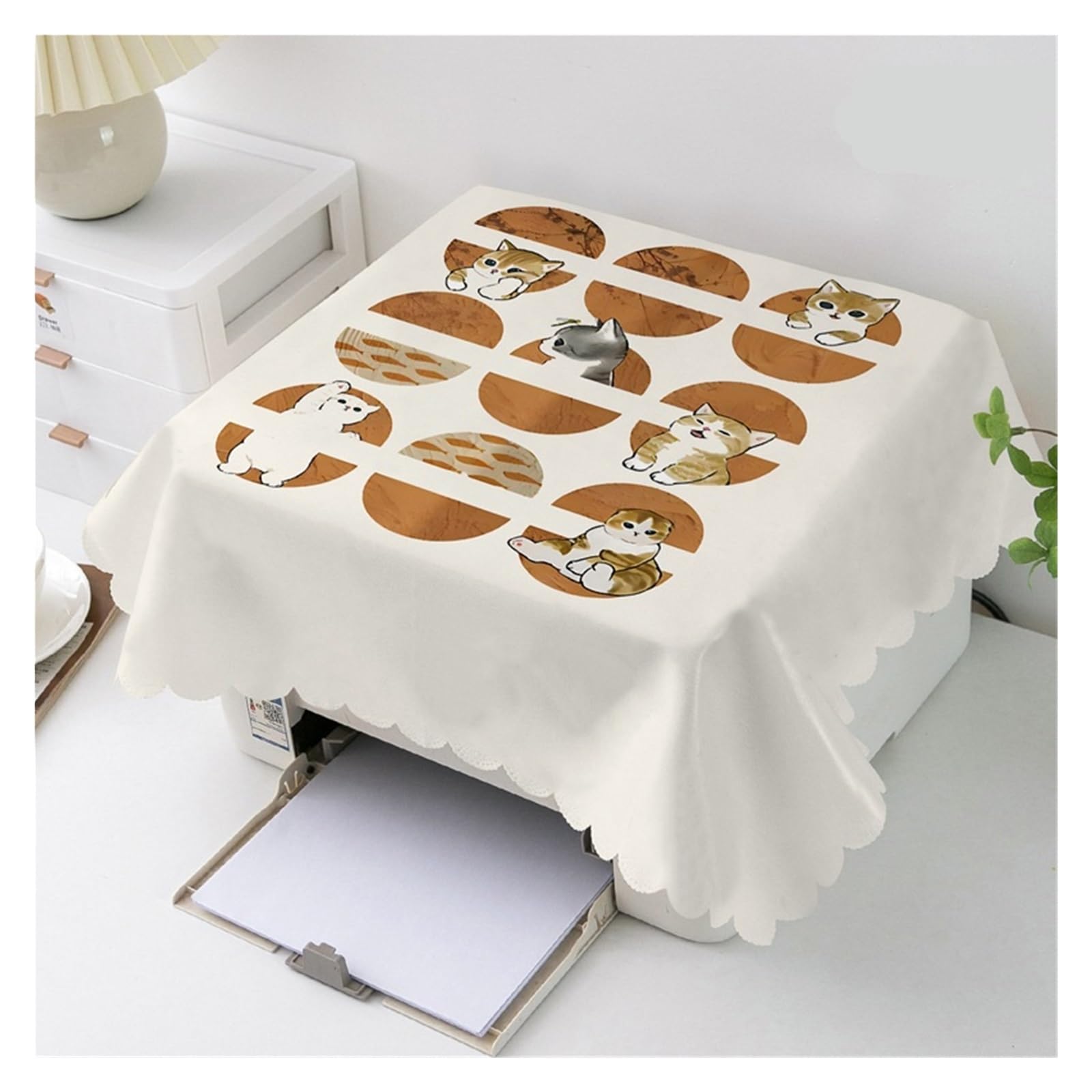 Wjiayao Color 4 Printer Dust Cover Case Printer Dust Cover Copier Projector Towel Universal Household For Various Printers Or Copiers(Color 4)