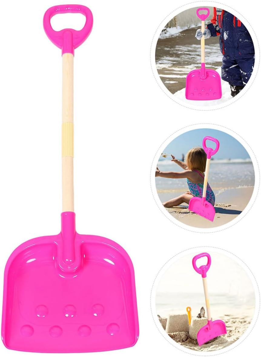 UPKOCH 2pcs Boys and Girls Beach and Snow Shovel Portable Plastic Digging Tools for Sand and Snow Play Safe Lightweight Outdoor Toys for Toddlers and Boy Girl