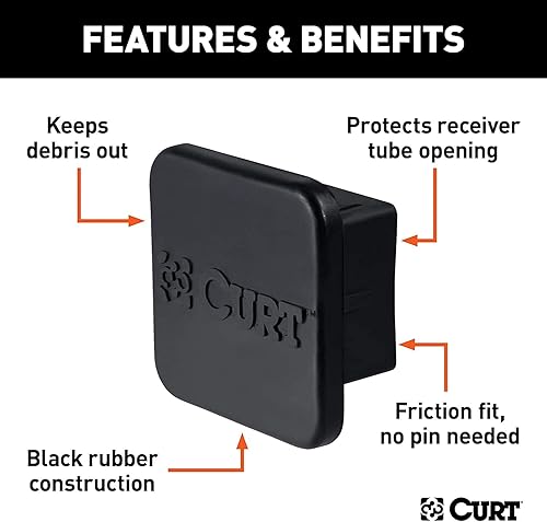 Miniatura 5 de Cubierta del tubo de enganche de goma Curt 22272