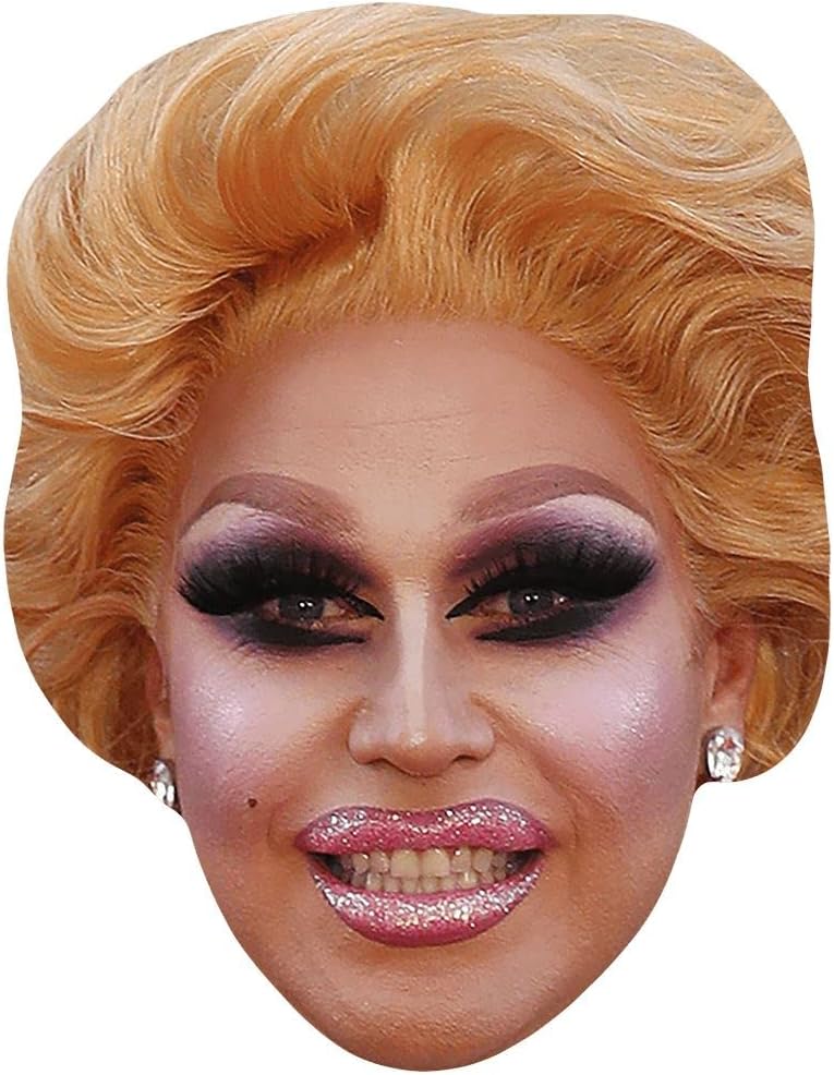 Tora Himan (Lipstick) Celebrity Mask, Flat Card Face, Fancy Dress Mask