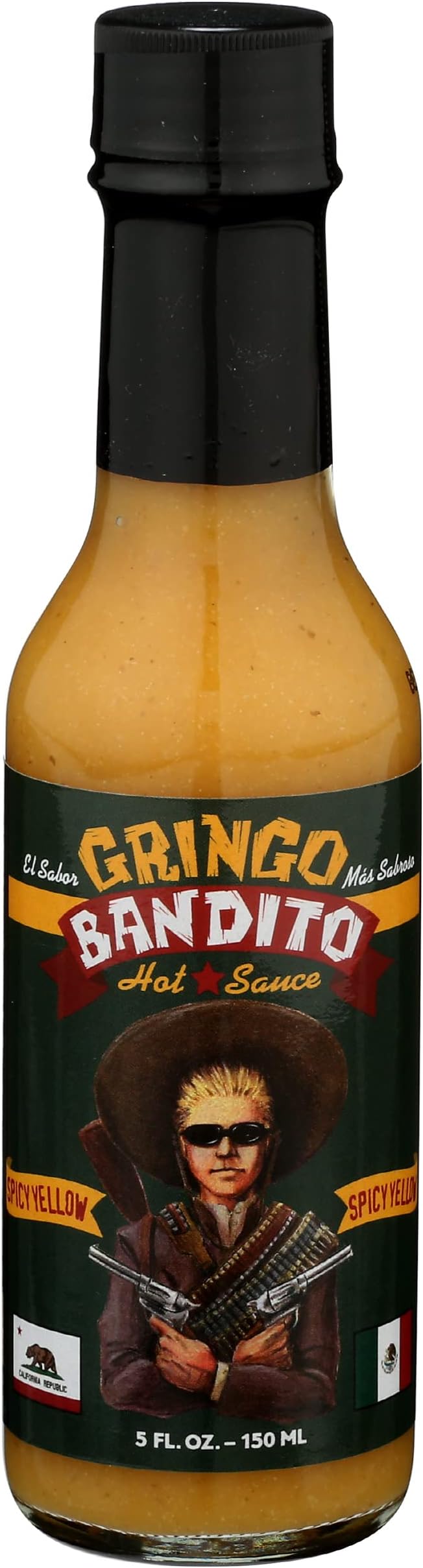 Spicy Yellow Hot Sauce, 5 FZ