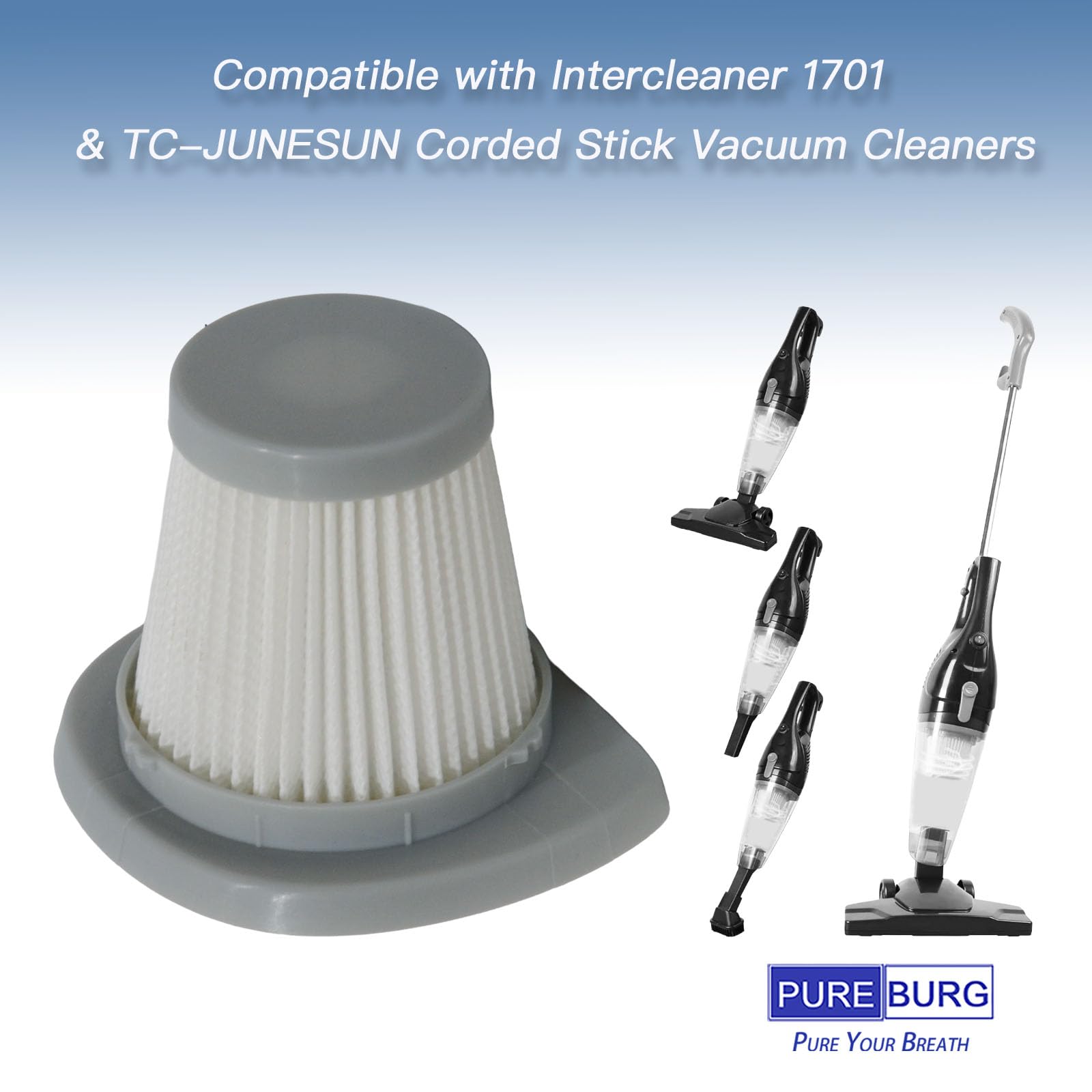 Amazon.co.jp: PUREBURG 交換用フィルター Intercleaner 1701 & TC
