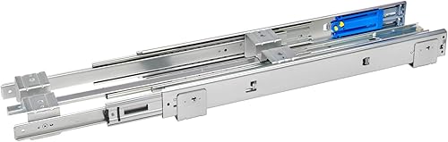 Vista 7 de Rev-A-Shelf Organizador de estante extraíble de 8 pulgadas para gabinetes base de cocina y baño, estante deslizante de madera