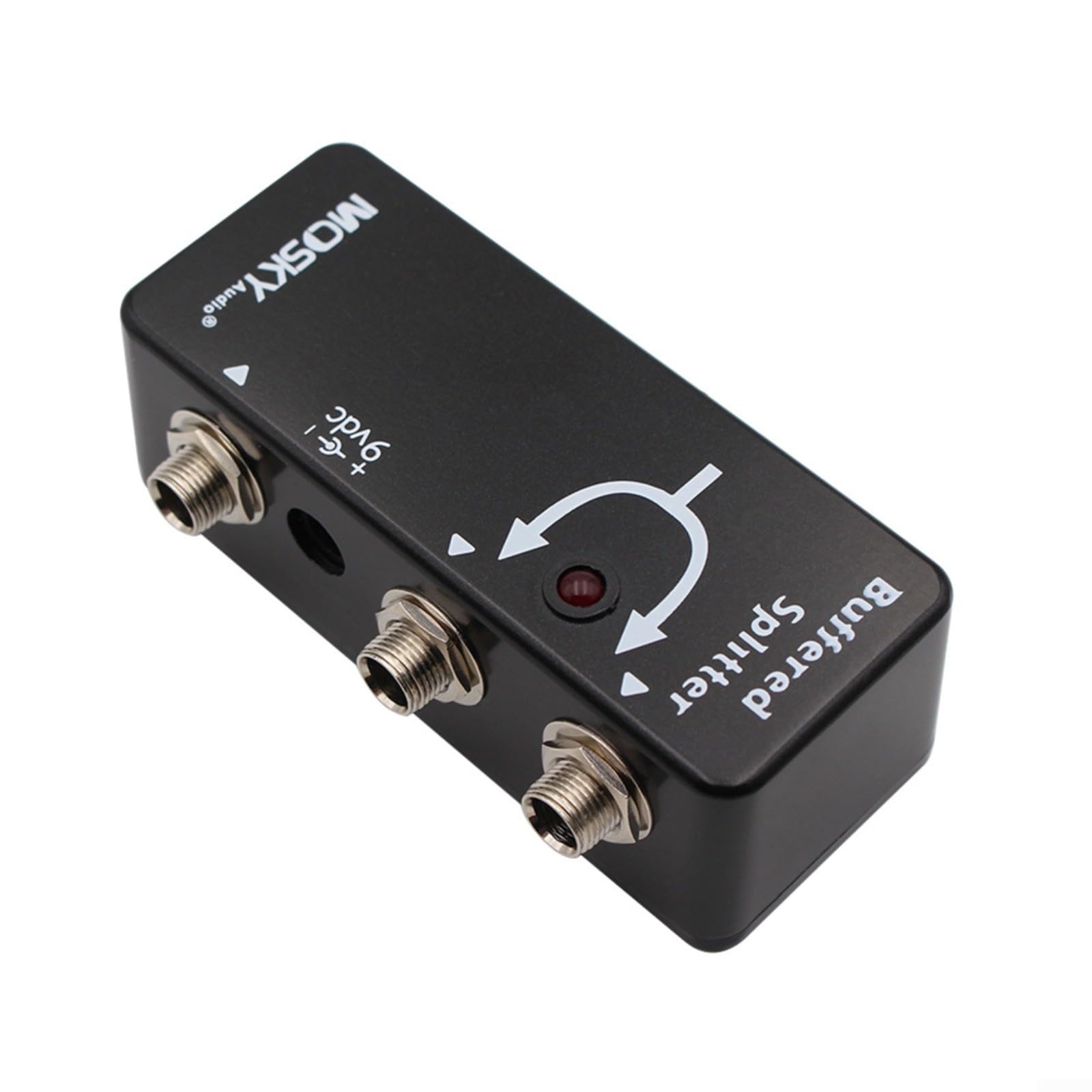 Pedale buffer splitter per chitarra, pedale per effetti per chitarra e basso, doppia uscita buffer pulito, migliore conservazione del tono del segnale